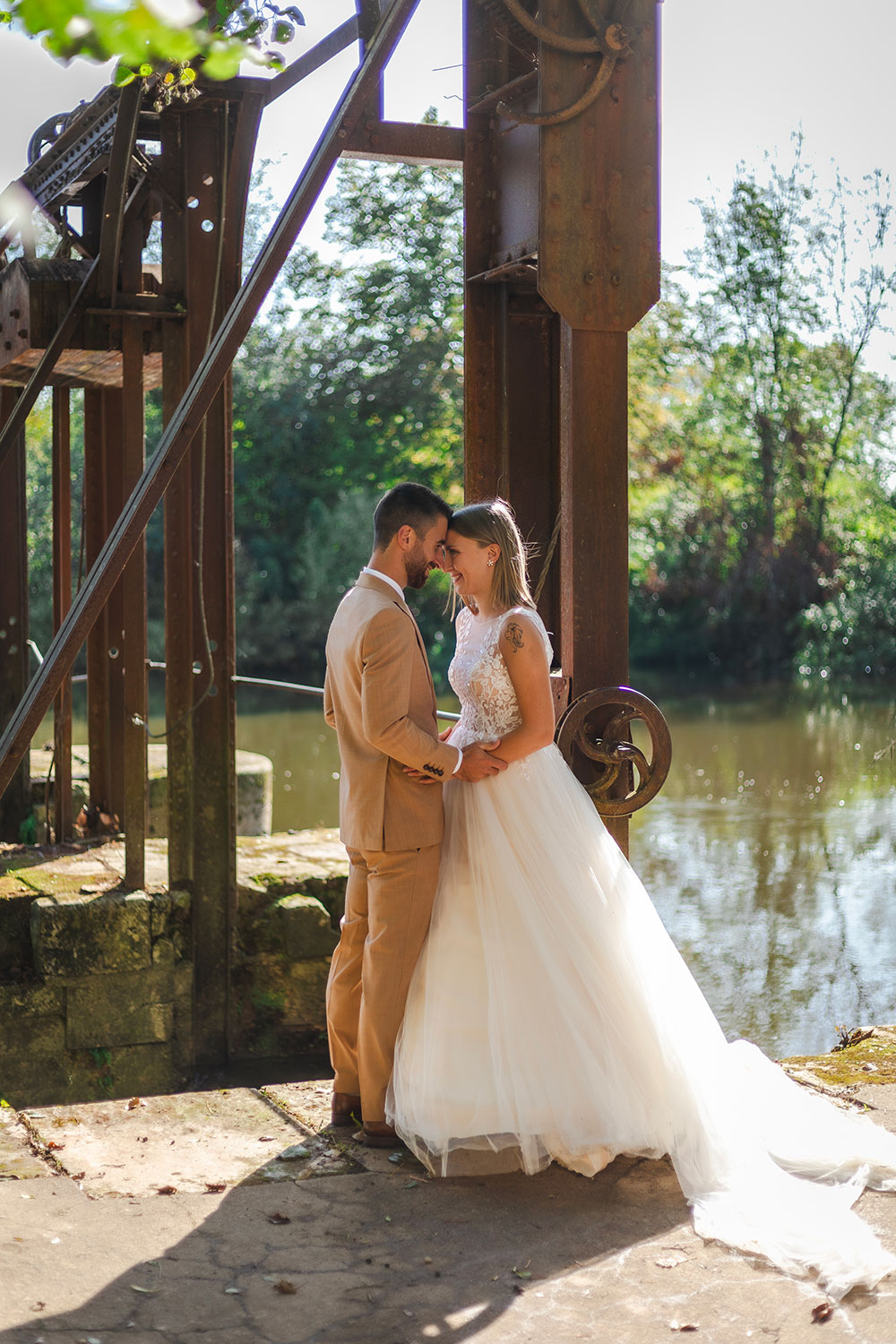 couple mariage barrage lisa mazeau photographe professionnelle gironde