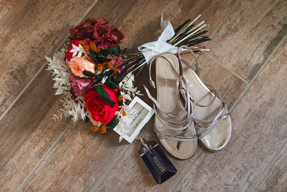 mariage details chaussures alliances lisa mazeau photographe professionnelle gironde