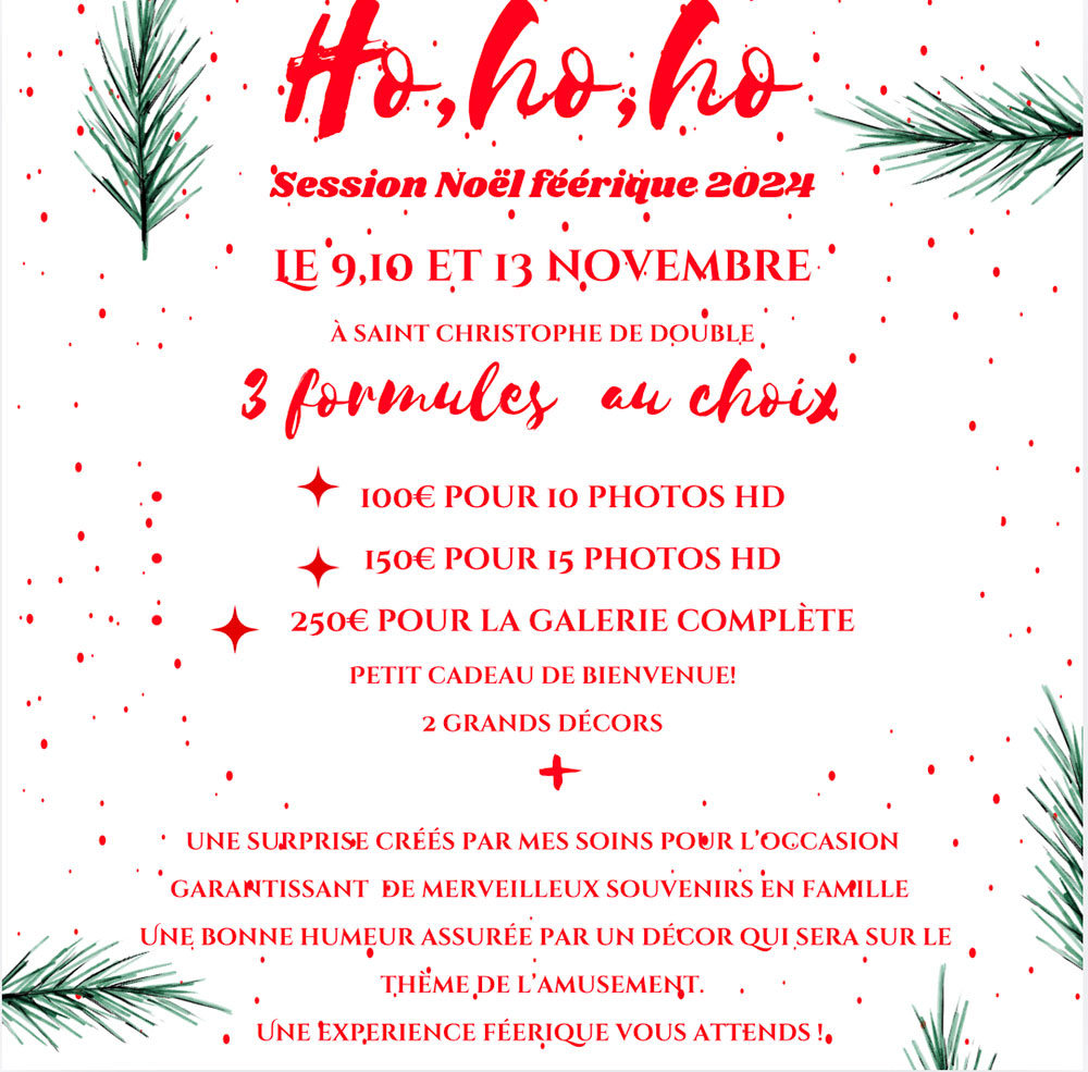 séance noel blanc lisa mazeau photographe professionnelle gironde